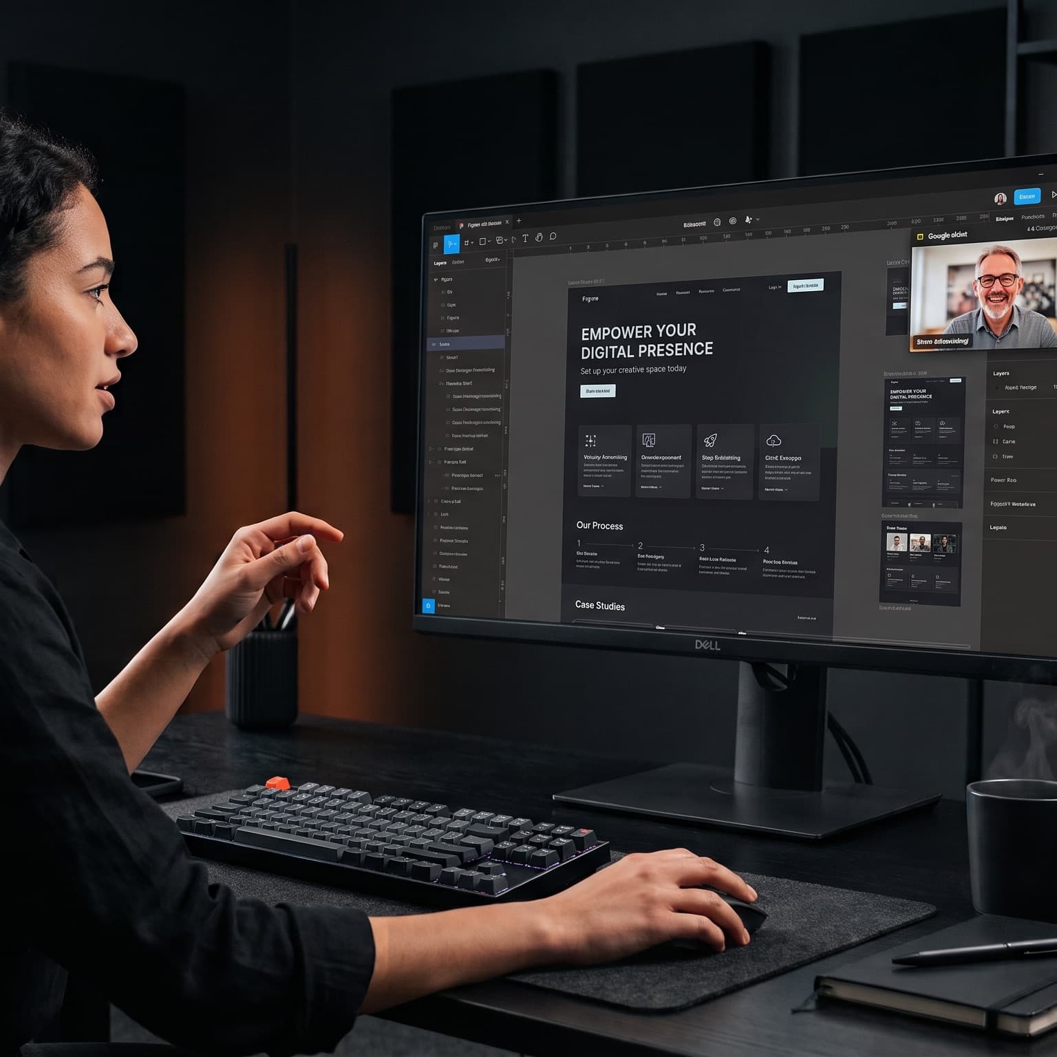 Reviewing homepage concept feedback