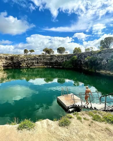 Mount Gambier's sinkhole swimming hole